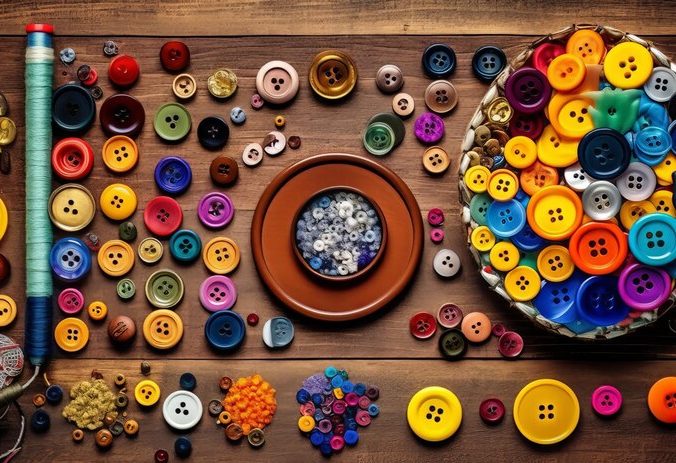 Botões para artesanato